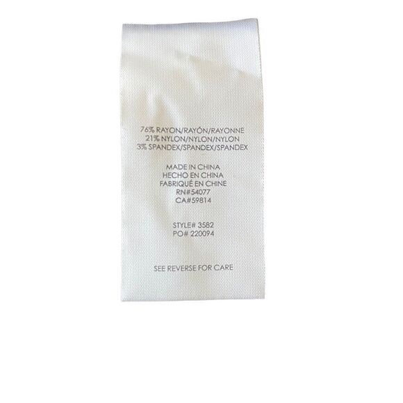 Cabi A-line Currant Boss Skirt Slash Pockets Slit Sz 10 - Picture 8 of 8